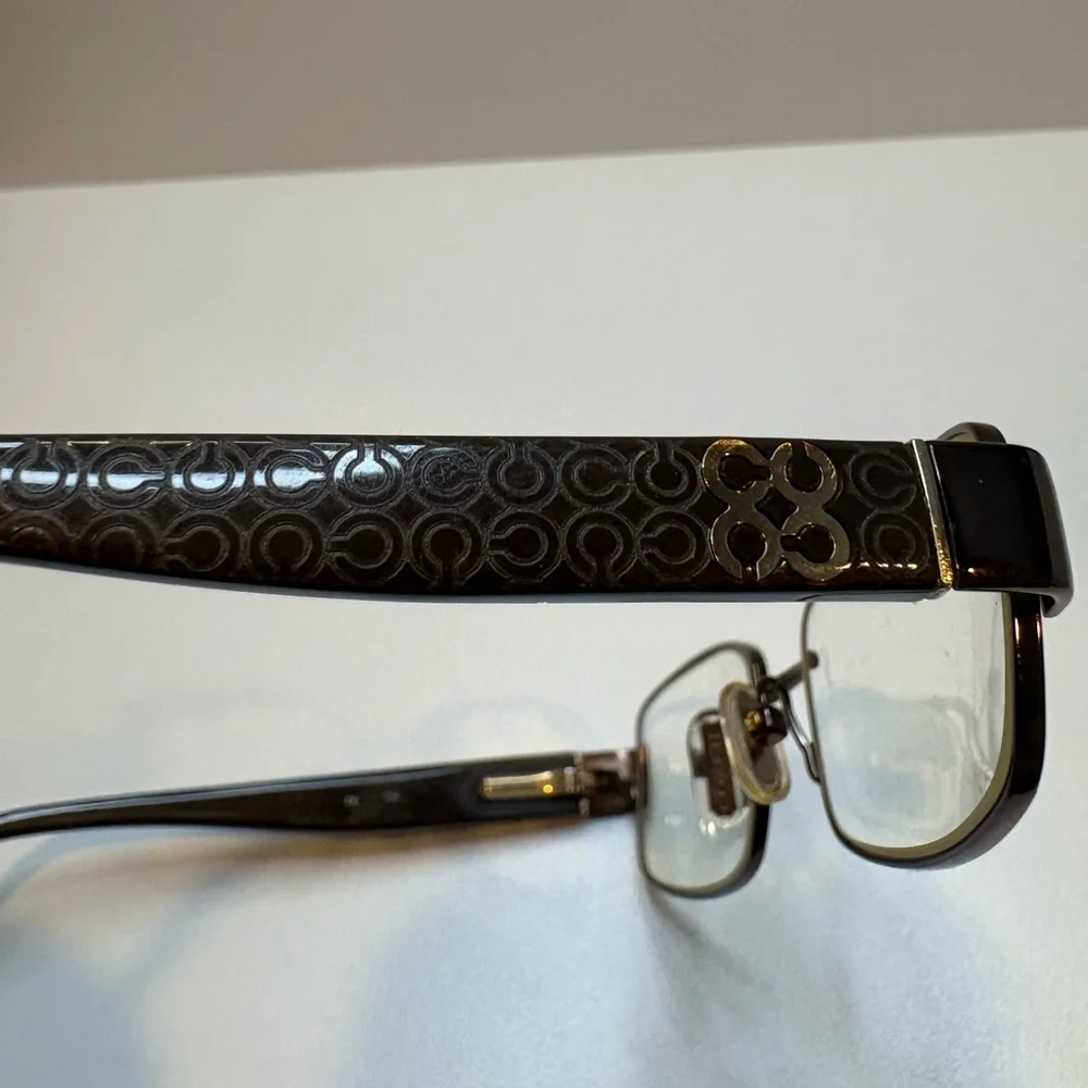COACH MONA (1008) Dark Brown‎ / 49•17•135 COACH GLASSES COACH EYEGLASSES FRAMES